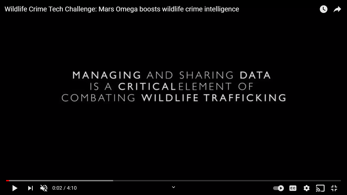 Mars Omega boosts wildlife crime intelligence USAID